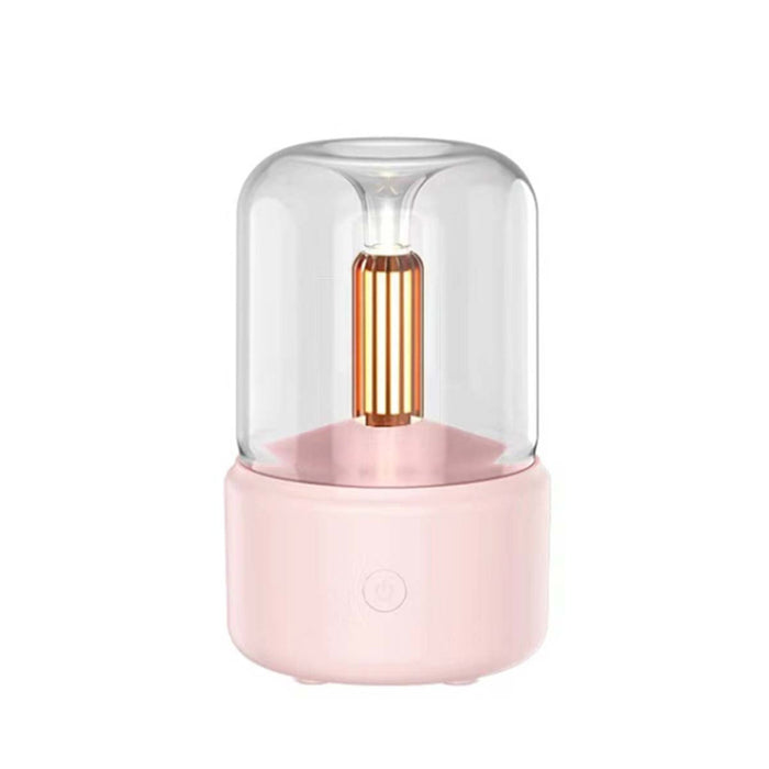 Aroma Diffuser with Soothing Candle Night Light Air Humidifier