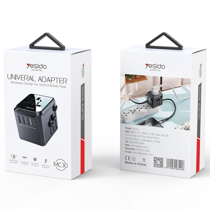 Yesido MC-10 Universal Travel Adapter