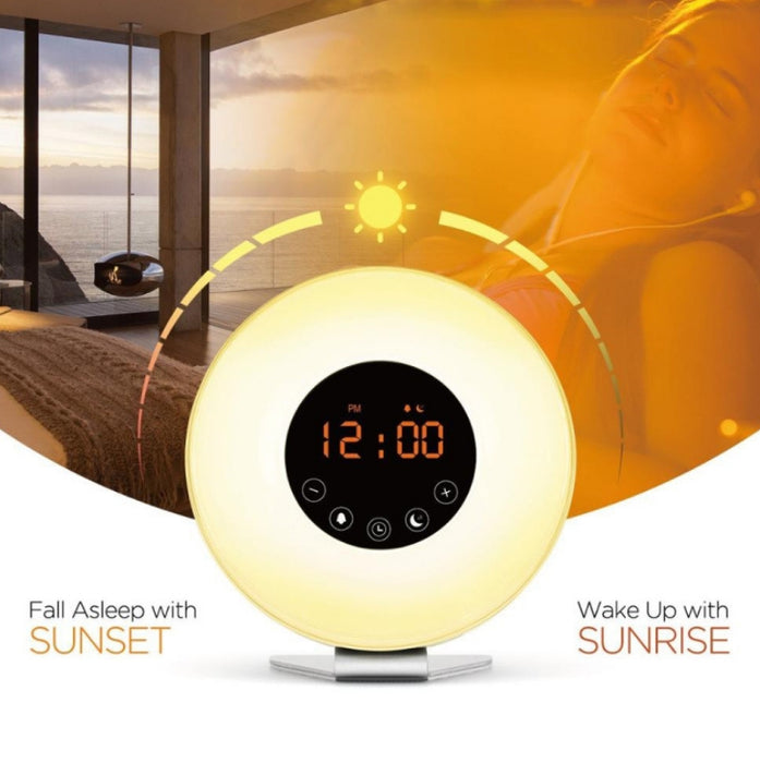 Sunrise And Sunset Sleep Light Alarm Clock